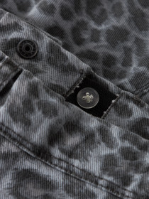 NAME IT Nederdele Twill Salli Night Owl Grey Leopard